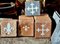 Tile with Pisana Cross in Terracotta and Carrara Marble 2