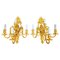 Italian Empire Sconces in Gilded Bronze, 1750s, Set of 2 1