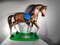 Cavallo a dondolo decorativo in cartapesta, anni '50, Immagine 4