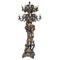 Large Italian Patinated Bronze Candelabra, Late 19th Century, Image 1