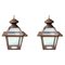 Italian Lanterns in Tuscan Copper, Early 20th Century, Set of 2 1