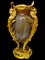 Jarrón francés de bronce dorado y Agathe, siglo XIX, Imagen 12
