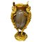Jarrón francés de bronce dorado y Agathe, siglo XIX, Imagen 1
