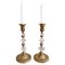 Rock Crystal and Quartz Candlesticks, 1880s, Set of 2 1