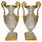 Jarrones rusos de bronce y cristal tallado, siglo XIX. Juego de 2, Imagen 1