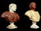Emperor Figures, 18th Century, Marble, Set of 2, Image 7