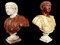 Figurines Empereurs, 18ème Siècle, Marbre, Set de 2 9