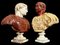 Emperor Figures, 18th Century, Marble, Set of 2, Image 8
