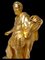 Figura de bronce dorado, siglo XIX, Imagen 12