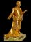 Figura de bronce dorado, siglo XIX, Imagen 6