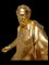 Figura de bronce dorado, siglo XIX, Imagen 11