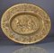 19th Century Oval Apparatus Salver in Yellow Metal 5