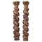 Spanish Spiral Columns, 17th Century, Set of 2 1