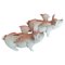 Pigs with Wings in Wrought Iron, 20th Century, Set of 2 1