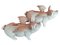 Pigs with Wings in Wrought Iron, 20th Century, Set of 2 3
