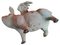 Cerdos con alas de hierro forjado, siglo XX. Juego de 2, Imagen 7