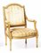 French Louis XVI Style Armchairs, 19th Century, Set of 2 3