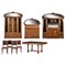 Mueble de comedor modernista, siglo XIX. Juego de 8, Imagen 1