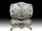 Caja antigua grande de porcelana, década de 1800, Imagen 12