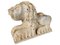 Italienischer römischer Löwe aus Marmor, 12. Jh. 4