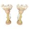 Large Columns with Heron and Papillons Flower Pots by Delphin Massier, Set of 2, Image 1