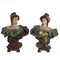 French Artist, Art Nouveau Female Busts, 20th Century, Terracotta, Set of 2, Image 5