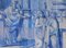 Portugiesische Azulejos-Fliesenplatte, 18. Jh. mit jungfräulichem Hochzeitsdekor 2