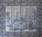 Portugiesische Azulejos Fliesenplatte aus dem 18. Jh. mit Saint Antony Dekor 1