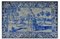 Portugiesische Azulejos Fliesenplatte aus dem 18. Jh. mit Lady Vase Dekor 5