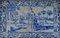 Portugiesische Azulejos Fliesenplatte aus dem 18. Jh. mit Lady Vase Dekor 1