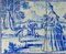 Portugiesische Azulejos Fliesenplatte aus dem 18. Jh. mit Lady Vase Dekor 2