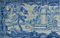 Portugiesische Azulejos Fliesenplatte, 18. Jh. mit Landschaftsdekor 3