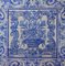 Panneau de Carreaux Azulejos à Décor de Vase, Portugal, 18ème Siècle 4