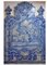 Portugiesische Azulejos Fliesenplatte aus dem 18. Jh. mit Saint Antony Dekor 4