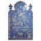 Panneau Portugais Azulejos 18ème Siècle à Décor de Saint Antoine 1