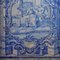 18th Century Portuguese Azulejos Tiles Panel with Saint Antony Decor 2