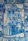 Portugiesische Azulejos Fliesenplatte aus dem 18. Jh. mit Stadtdekor 3