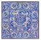 18th Century Portuguese Azulejos Tiles Panel with Vase Decor 5