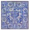 18th Century Portuguese Azulejos Tiles Panel with Vase Decor, Image 5