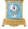 Reloj de mesa italiano, siglo XX de porcelana Capodimonte atribuido a Tiche, Imagen 3