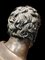 Busto grande imperatore romano, bronzo, XIX secolo, Immagine 4