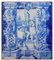 Portugiesische Azulejos-Fliesenplatte, 18. Jh. mit Ritter-Vasen-Dekor 5