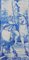 Portugiesische Azulejos-Fliesenplatte, 18. Jh. mit Ritter-Vasen-Dekor 2
