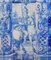 18th Century Portuguese Azulejos Tiles Panel with Knight Vase Decor 4
