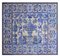 18th Century Portuguese Azulejos Tiles Panel with Vase Decor 5
