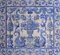 18th Century Portuguese Azulejos Tiles Panel with Vase Decor 4