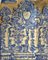18th Century Portuguese Azulejos Tiles Panel with Vases Decor 3