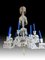 Crystal 12-Arm Chandelier with Finely Decorated with Pearls from Baccarat, 19th Century, Image 3