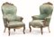 Italian Armchairs in Carved and Gilded Wood, 19th Century, Set of 2 2