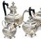 Portugiesisches Silbernes Tee- und Kaffeeservice, 19. Jh., 4er Set 3